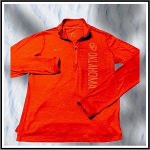Oklahoma Nike OU Red 1/4 Zip Jacket Inv #T1#2406